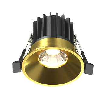 Встраиваемый светильник LED 7Вт Латунь IP20 Downlight DL058-7W4K-BS Technical Maytoni