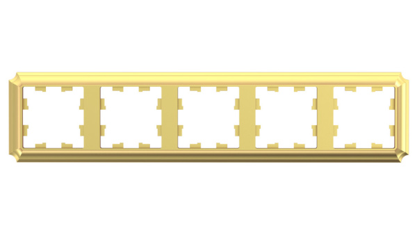 ATLASDESIGN ANTIQUE 3-постовая РАМКА, универсальная, ЗОЛОТО Schneider Electric