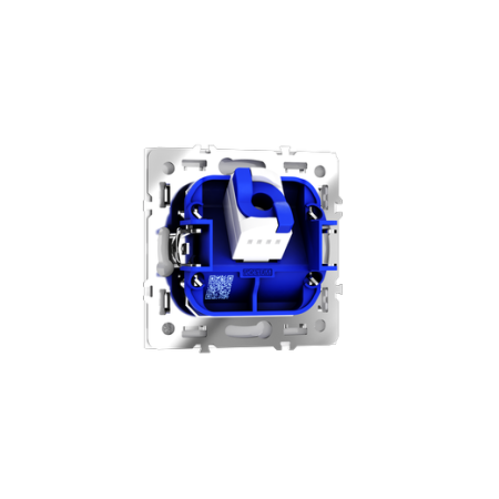 Розетка компьютерная встраиваемая Voltum S70 RJ45 КАТ.6, (белый глянцевый)