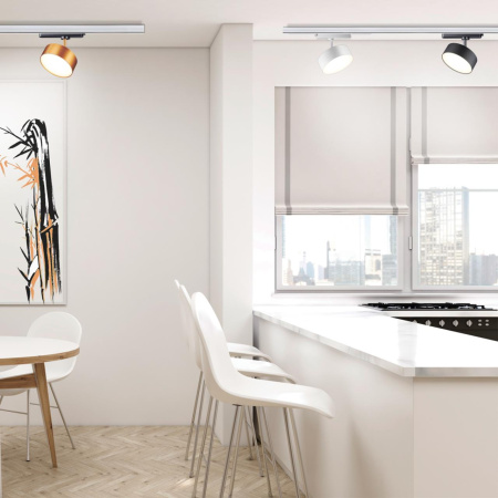 Св-к трековый IP20 LED 24W 4000K 2100Лм 100-265V белый PROMETA NOVOTECH