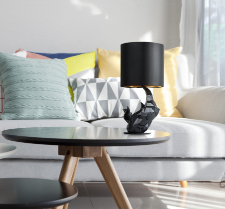 Настольная лампа 1*E14 40Вт Черный IP20 Nashorn MOD470-TL-01-B Maytoni