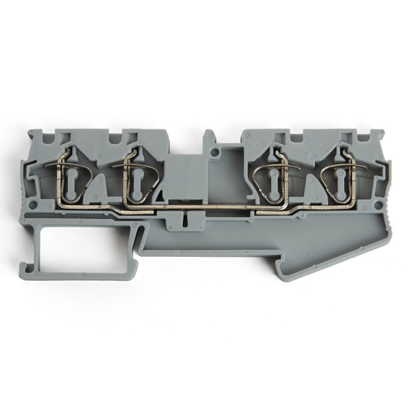 Зажим пружинный, 4-проводной проходной ЗНИ - 4,0 (JXB ST 4), серый STEKKER Зажим пружинный, 4-проводной проходной ЗНИ - 4,0 (JXB ST 4), серый STEKKER