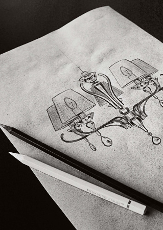 Люстра 5*E14 40Вт Никель IP20 Smusso MOD560-05-N Maytoni