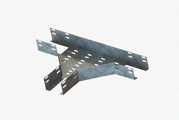 Лоток тройниковый перфорированный ОТ 50х50 УХЛ1, оцинкованный лист S1,0