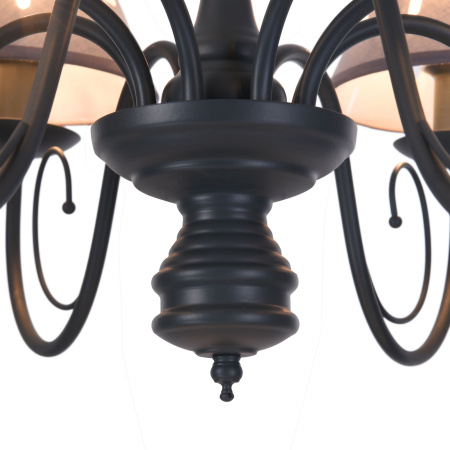 Люстра 8*E14 60Вт Серый IP20 Emily FR2537PL-08GR Freya