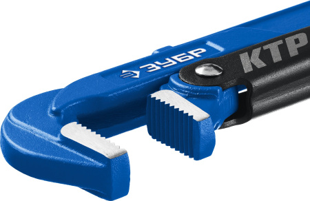 КТР-90, №4, ключ трубный, прямые губки ЗУБР