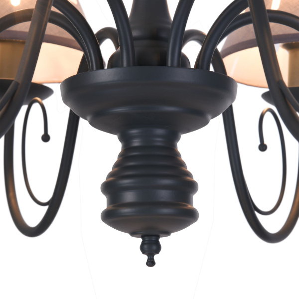 Люстра 8*E14 60Вт Серый IP20 Emily FR2537PL-08GR Freya