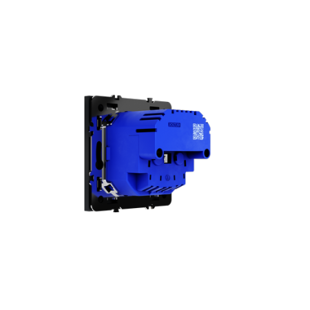 Розетка встраиваемая Voltum S70 с заземлением и защитными шторками, 16А, с USB, A+C, (графит)