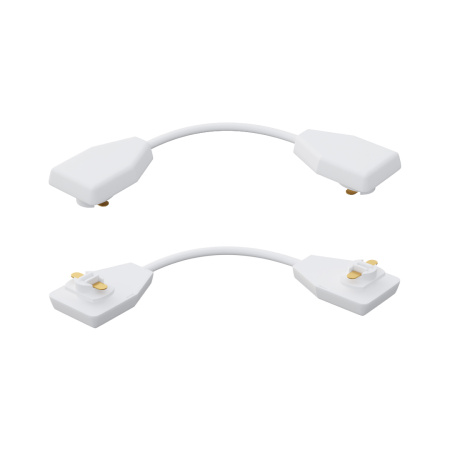 09-128 Коннектор гибкий, однофазный, для накладного/подвесного шинопровода, IP20, 210х32х18мм, белый, пластик Apeyron