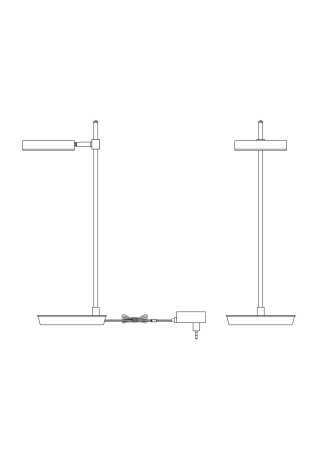 Настольная лампа 8Вт 3000K Черный IP20 Fad MOD070TL-L8B3K Technical