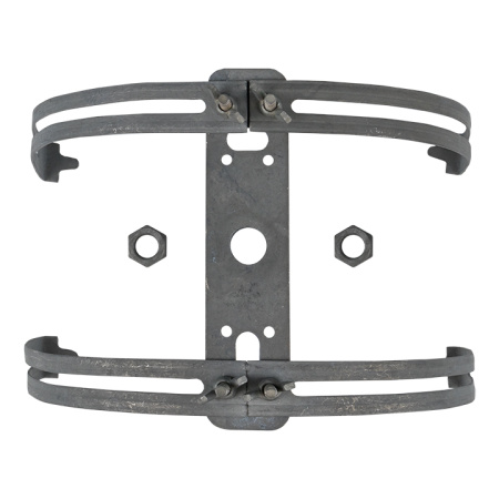 Держатель молниеприемника 1-2 метра на круглый конек двойной PROxima EKF