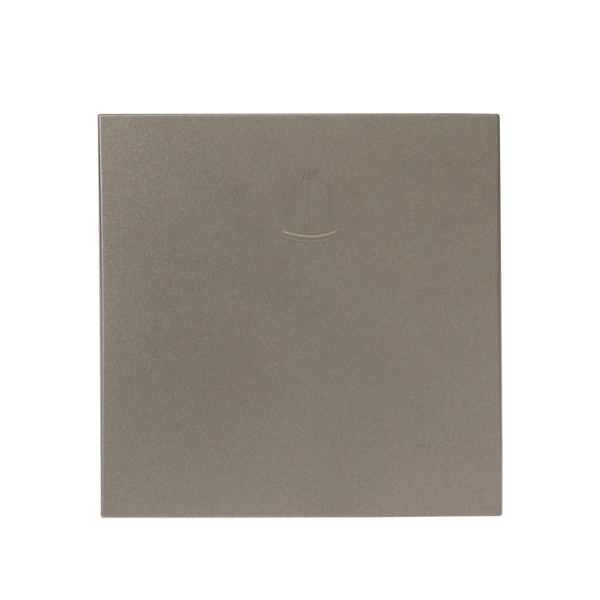 Валенсия Лицевая панель кнопки звонка 10А кашемир EKF