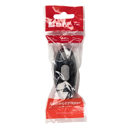 Переключатель бра черный 6А 250В PROxima EKF