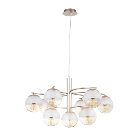 Подвесной светильник 9*E14 40Вт Матовое Золото IP20 Ostin FR5018PL-09G Freya