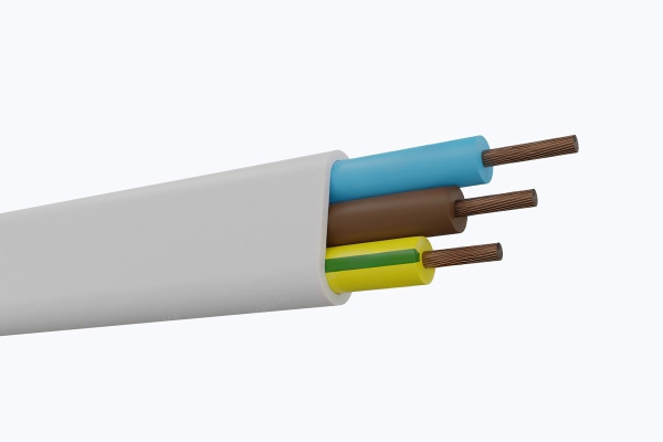 Провод ПУГНП 3х1,5 белый
