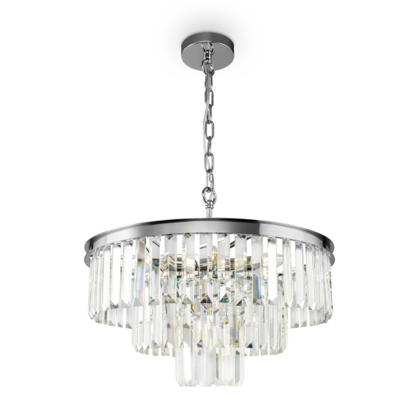 Подвесной светильник 7*E14 40Вт Хром IP20 Revero MOD085PL-07CH Maytoni