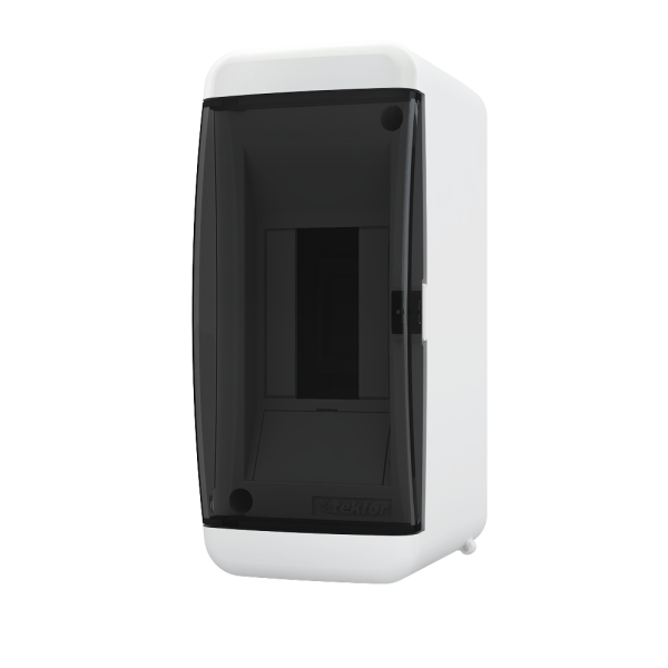 Бокс КМПн пластиковый навесной 2 модуля прозр. черная крышка IP41 UNK 40-02-2 Tekfor