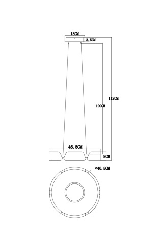 Подвесной светильник 47Вт 3000-6000K Белый и серый IP20 Ethan FR6042PL-L86W Freya