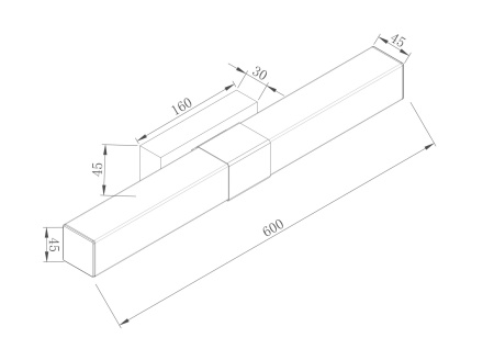 Подсветка 12Вт 4000K Хром IP20 Glanz  MIR006WL-L12CH Maytoni