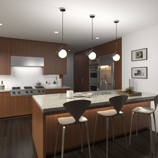 Подвесной светильник с плафоном 1*E27 60Вт хром IP20 Frost (50152/1 хром) Eurosvet