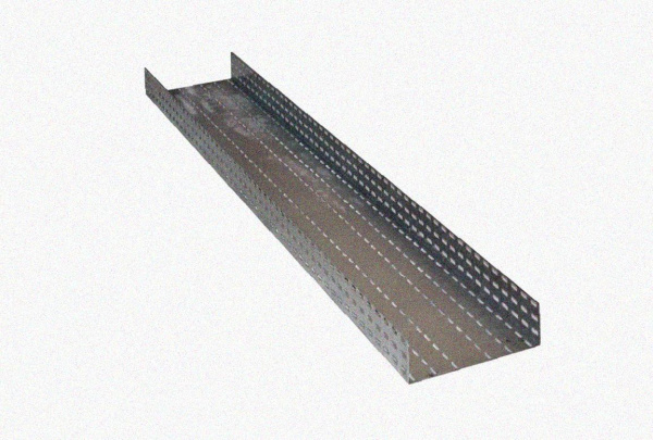 Лоток перфорированный ЛМ 200х50х3000 УТ1,5, оцинкованный лист S1,5
