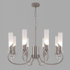 Классическая подвесная люстра 8*E14 60Вт никель IP20 Banci (60117/8 никель) Eurosvet