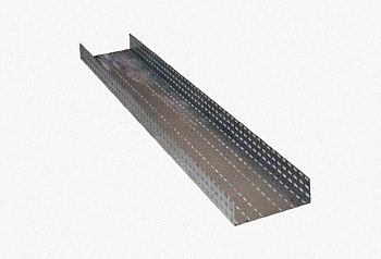 Лоток перфорированный ЛМ 300х65х3000 УТ1,5, оцинкованный лист S1,5