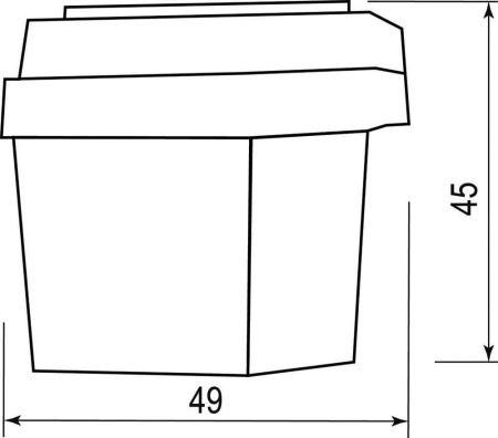 Датчик освещенности-фотоэлемент 6А белый, SEN25