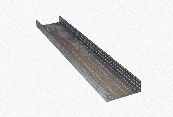 Лоток перфорированный ЛМ 300х65х3000 УТ1,5, оцинкованный лист S1,5