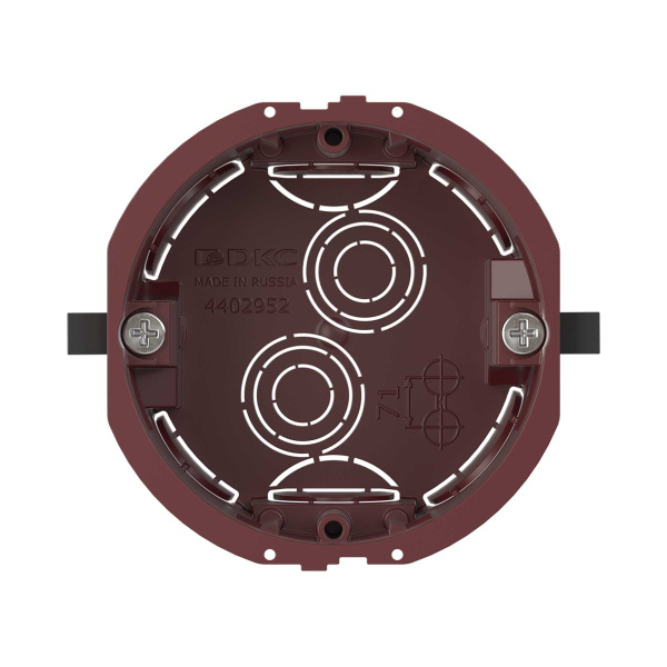 Подрозеточная коробка для полых стен, глубиной 45мм, 2 модуля DKC