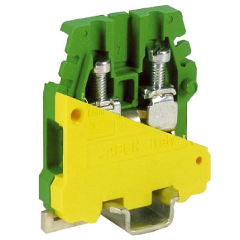TR.4(Ex), зажим для заземления желт.зелен 4 кв.мм DKC