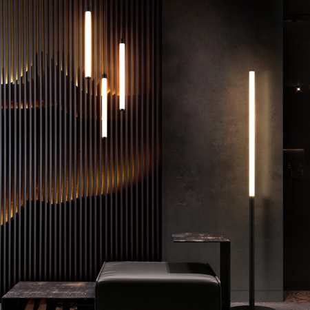Напольный светильник (торшер) 1*LED 18Вт Черный IP20 Ray Z012FL-L18B3K Maytoni