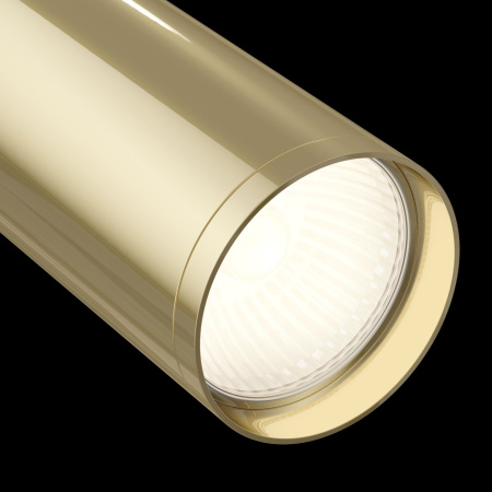 Светильник трековый 1*GU10 10Вт Белый с Золотом IP20 Focus S TR020-1-GU10-WG Technical