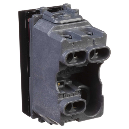 Переключатель модульный, "Avanti", "Черный квадрат", 1 модуль DKC