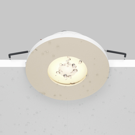 Встраиваемый светильник 1*GU10 50Вт Белый IP65 Downlight DL083-01-GU10-RD-W Technical Maytoni