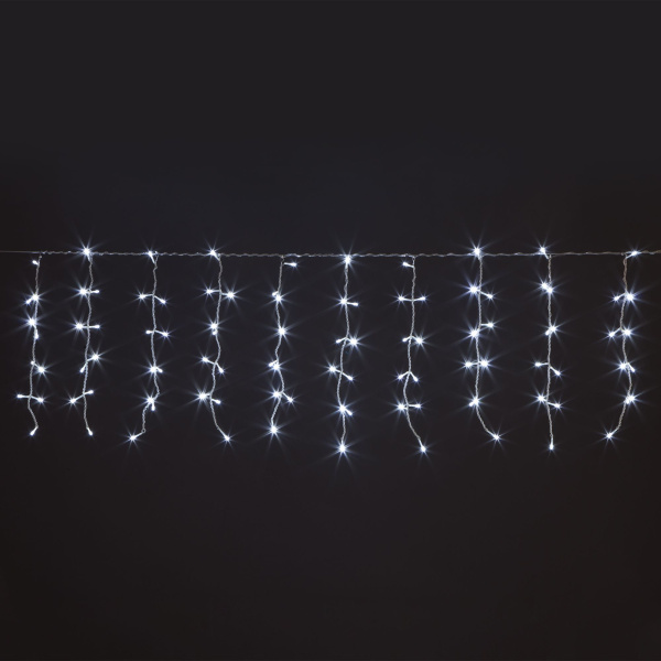 Гирлянда занавес белый 1,5*1 м IP20 (200-001 белый) Eurosvet