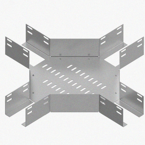 Лоток крестообразный перфорированный КМ 500х65 У3, окрашенный, S1,5