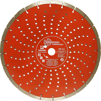 Диск алмазный отрезной 350*25,4 Сегментный серия Grand hot press 170350, GUS729 Trio-Diamond