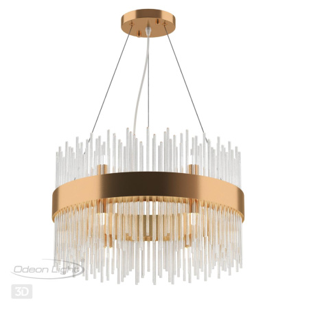 Люстра G9 12*33W 220V FOCC бронзовый/стекло/прозрачныйO ODEON LIGHT