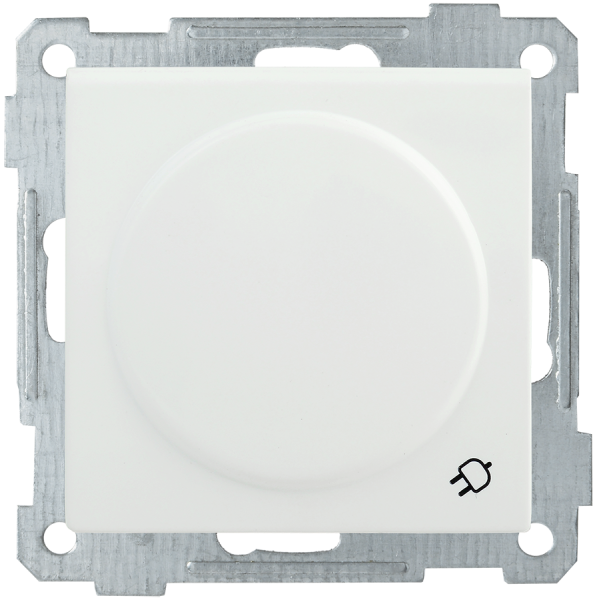 Розетка РС16-1-0-Б с з/з с защитной шторкой и крышкой 16А BOLERO белый IEK