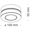 Потолочный светильник 12Вт 3000K Черный IP20 Magic C022CL-L12B Technical