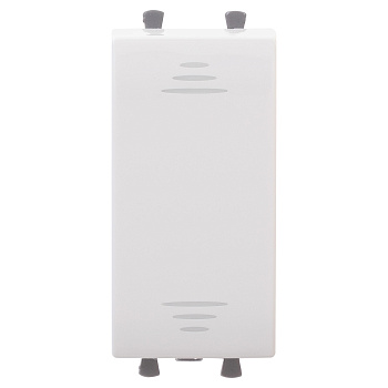 Выключатель модульный, "Avanti", "Белое облако", 1 модуль DKC