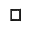 Рамка стеклянная Voltum S70 на 1 пост, (черный, стекло)