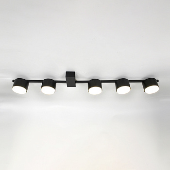 Люстра под лампу GCHL-5GX53-M Черная Небула General