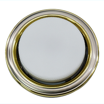 Светильник встраиваемый GCL-GX53-H38 Два Круга Серебро/Золото/Серебро General