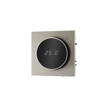 Терморегулятор электронный Voltum S70 с индикацией и датчиком, для теплого пола, (шелк)