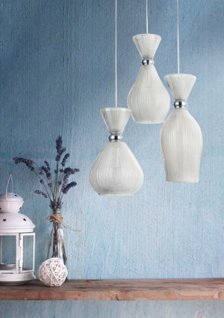 Подвесной светильник 1*E14 40Вт Хром IP20 Bari MOD249-PL-01-FW Maytoni