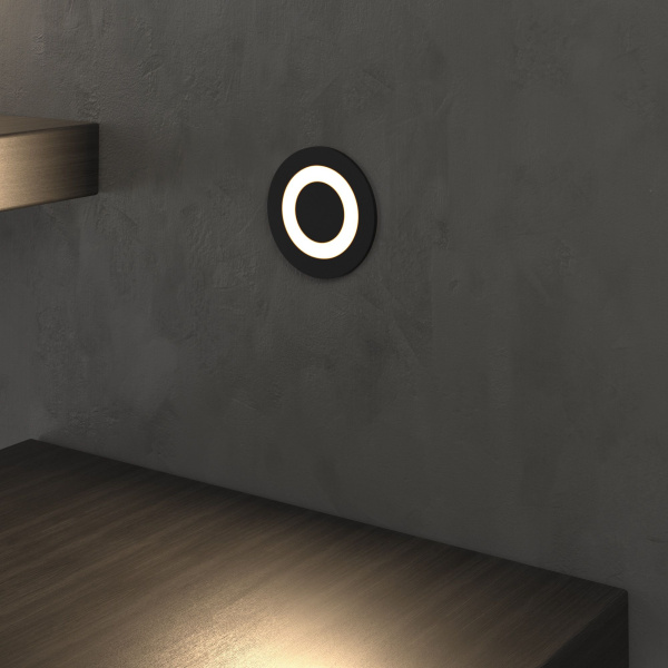 Подсветка для лестниц и дорожек 3Вт 4000К черный IP65 (a049752) Elektrostandard