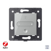 Одноклавишный проходной сенсорный диммер ZigBee, цвет серый (механизм) Livolo