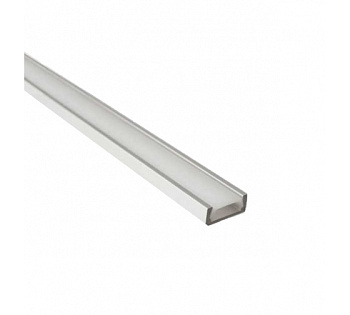 Профиль накл.+рассеив.+аксес. 2000х14x7мм алюм/поликарб General